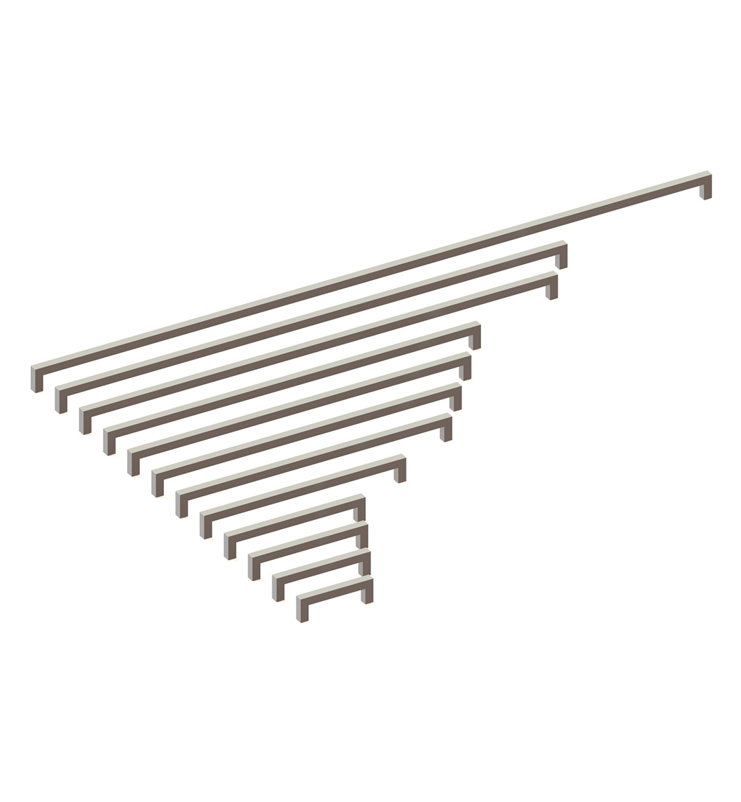 All sizes of the Ira handle