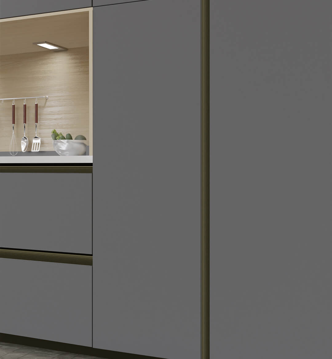 Perfil Gola Nimes Bronce Vertical