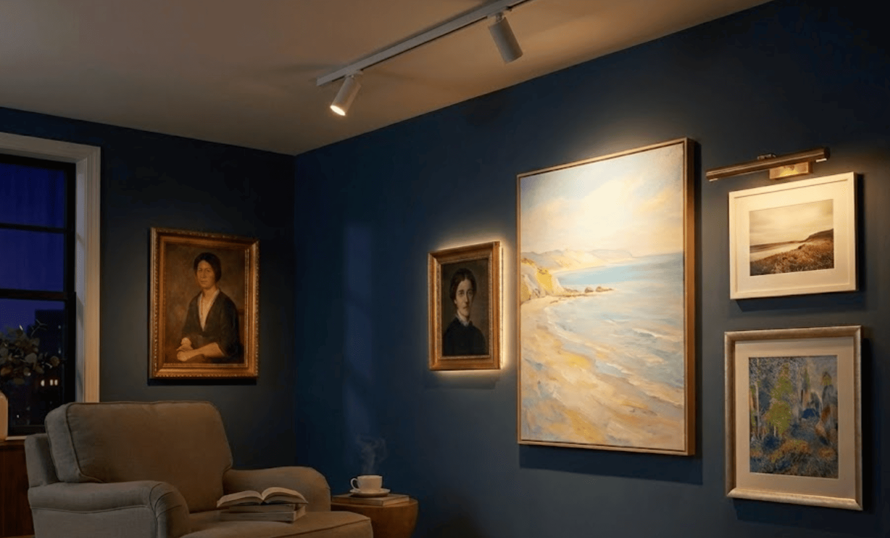 como iluminar cuadros