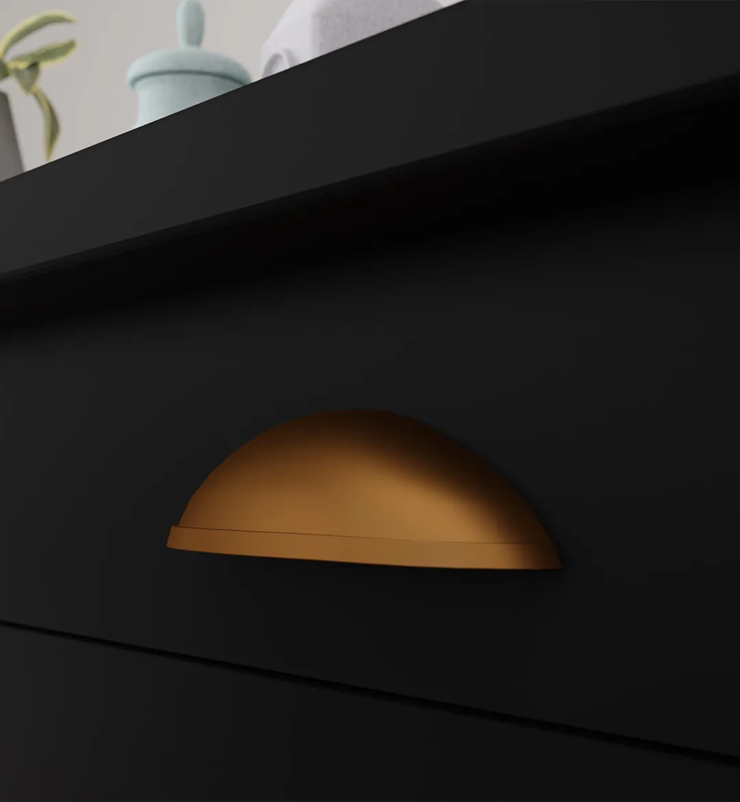 Moss handle and knob