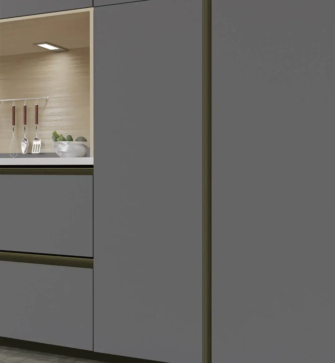 Perfil Gola Nimes Bronce Vertical