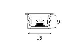 <strong>L219CR</strong>Perfil sup cubierta emp